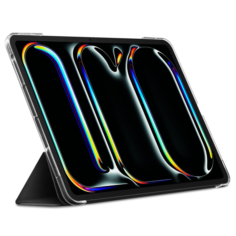 Spigen Liquid Air Folio dėklas, skirtas iPad Pro 13" 7 / 8 / 2024-2025 - juodas