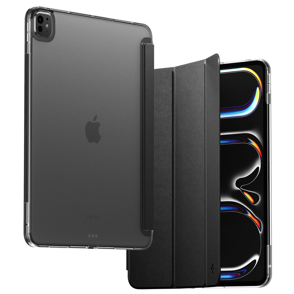 Spigen Liquid Air Folio dėklas, skirtas iPad Pro 13" 7 / 8 / 2024-2025 - juodas