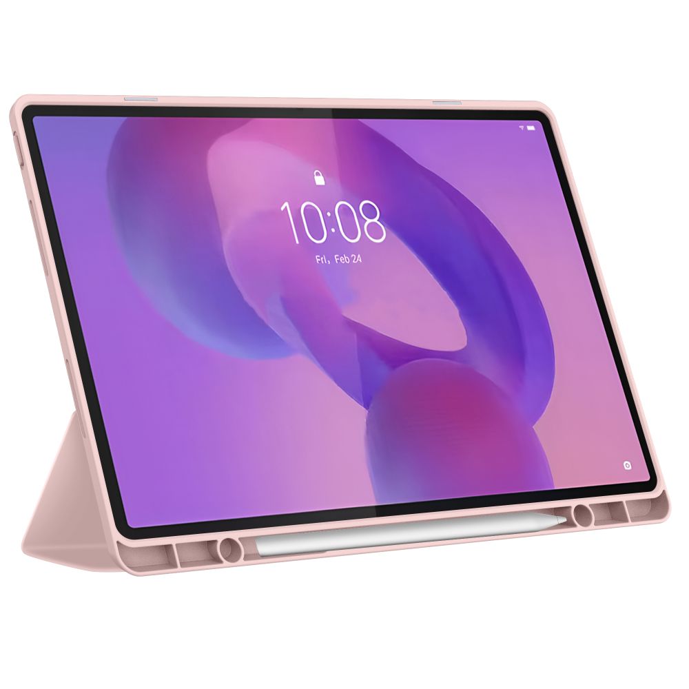 TechProtect SmartCase rašiklio dėklas, skirtas Lenovo Idea Tab Plus 12.1 TB-361 – rožinis