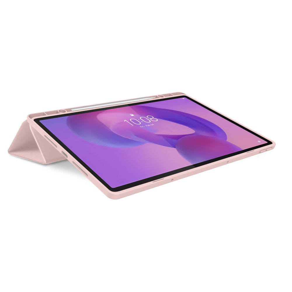 TechProtect SmartCase rašiklio dėklas, skirtas Lenovo Idea Tab Plus 12.1 TB-361 – rožinis