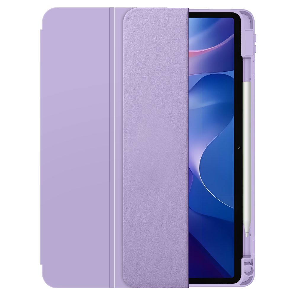 Tech-Protect SmartCase Pen dėklas Xiaomi Redmi Pad 2 11.0 – violetinis -- Xiaomi Redmi Pad 2
