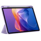 Tech-Protect SmartCase Pen dėklas Xiaomi Redmi Pad 2 11.0 – violetinis -- Xiaomi Redmi Pad 2