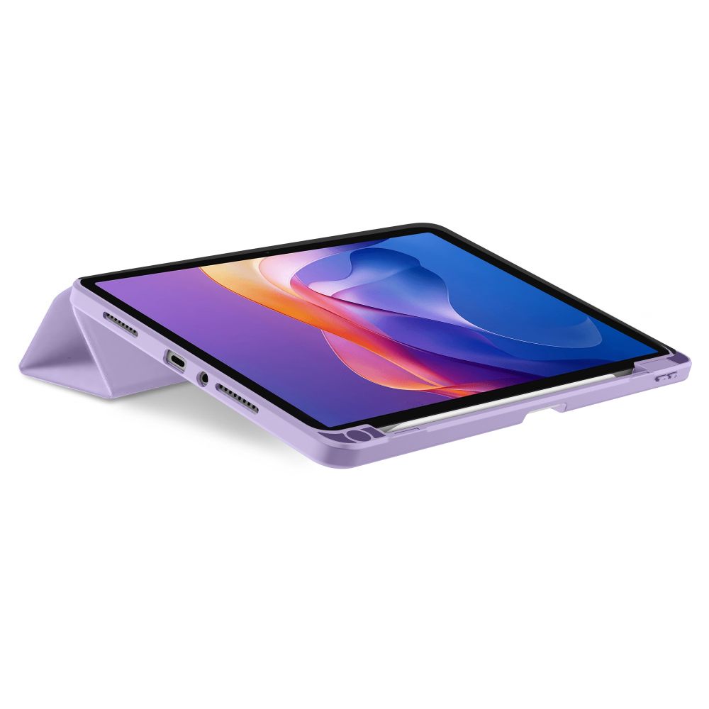Tech-Protect SmartCase Pen dėklas Xiaomi Redmi Pad 2 11.0 – violetinis -- Xiaomi Redmi Pad 2