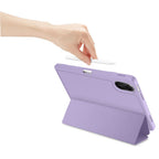 Tech-Protect SmartCase Pen dėklas Xiaomi Redmi Pad 2 11.0 – violetinis -- Xiaomi Redmi Pad 2