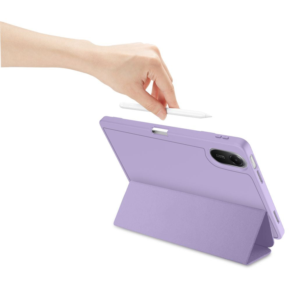 Tech-Protect SmartCase Pen dėklas Xiaomi Redmi Pad 2 11.0 – violetinis -- Xiaomi Redmi Pad 2