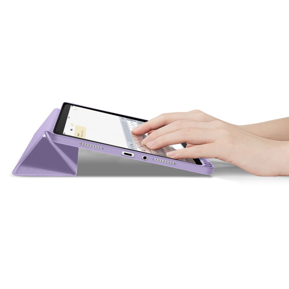 Tech-Protect SmartCase Pen dėklas Xiaomi Redmi Pad 2 11.0 – violetinis -- Xiaomi Redmi Pad 2