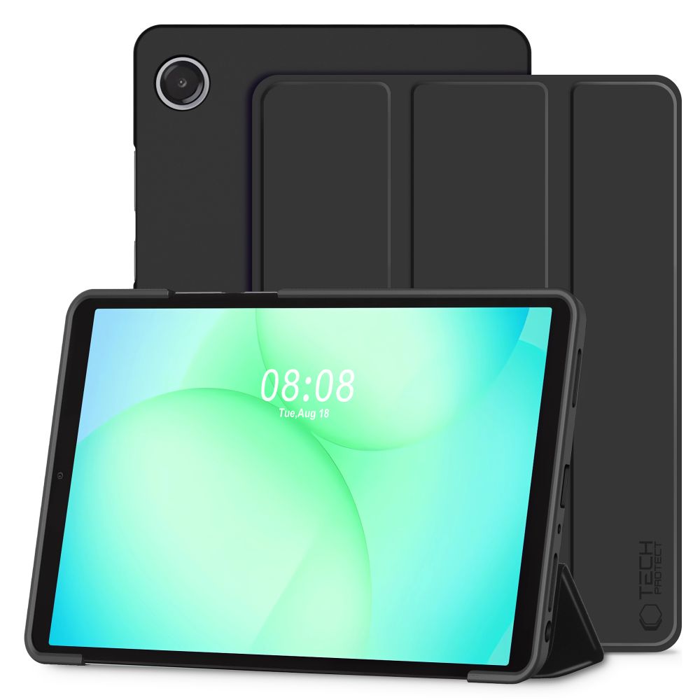 TechProtect SmartCase dėklas Galaxy Tab A9+/A11+ 11.0 – juodas -- Samsung Galaxy Tab A9+