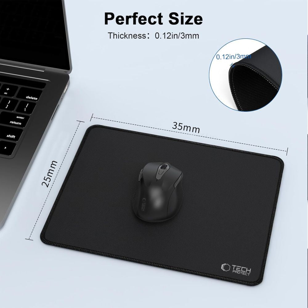 Tech-Protect A100 Pelės kilimėlis 35 x 25 cm - juodas -- Uncategorized
