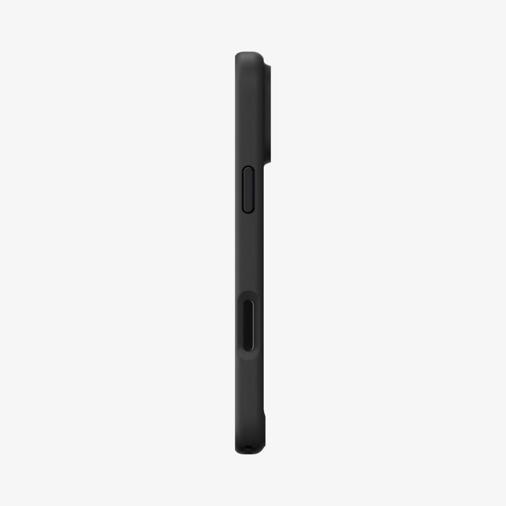 Spigen Ultra Hybrid MagSafe dėklas iPhone 17 Pro – juodas/oranžinis