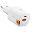 Spigen sieninis įkroviklis Essential EE352EU USB-C / USB-A 35W - baltas