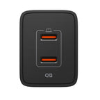 Spigen sieninis įkroviklis Essential EE472EU 2-port USC-C 47W - juodas