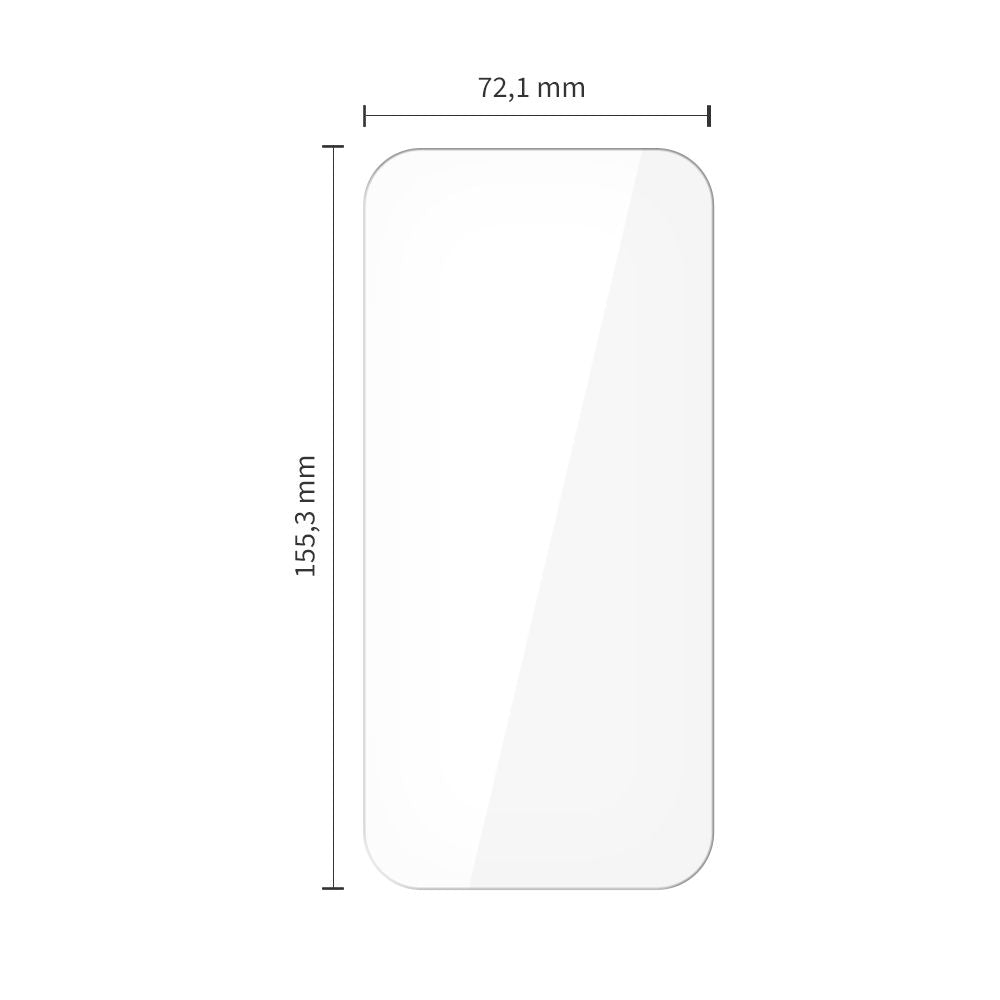 Tech-Protect grūdinto stiklo rinkinys iPhone 15 Pro Max (10 vnt.) -- iPhone 15 Pro Max
