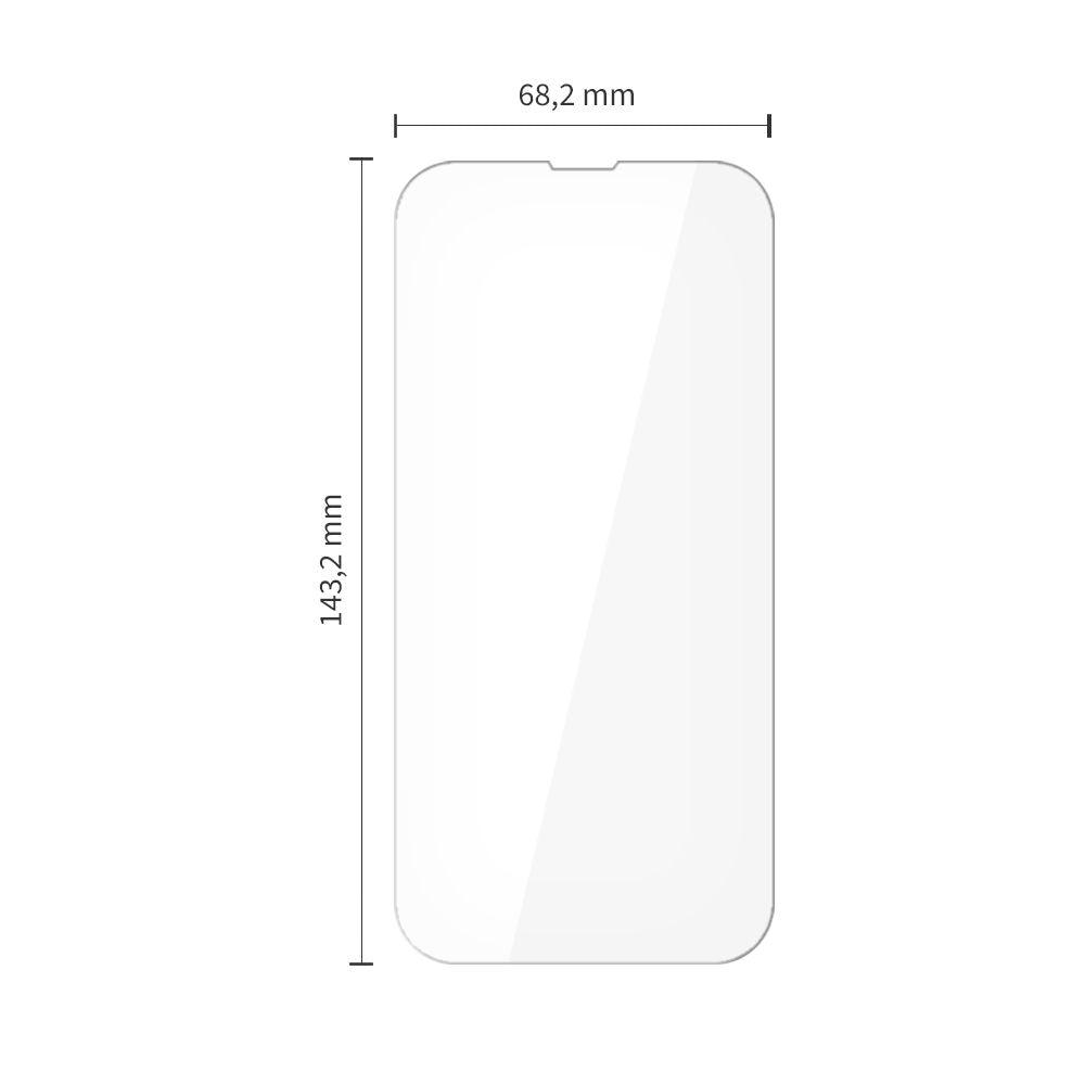 Tech-Protect grūdinto stiklo rinkinys 10 vnt. iPhone 13/14/16E -- iPhone 13