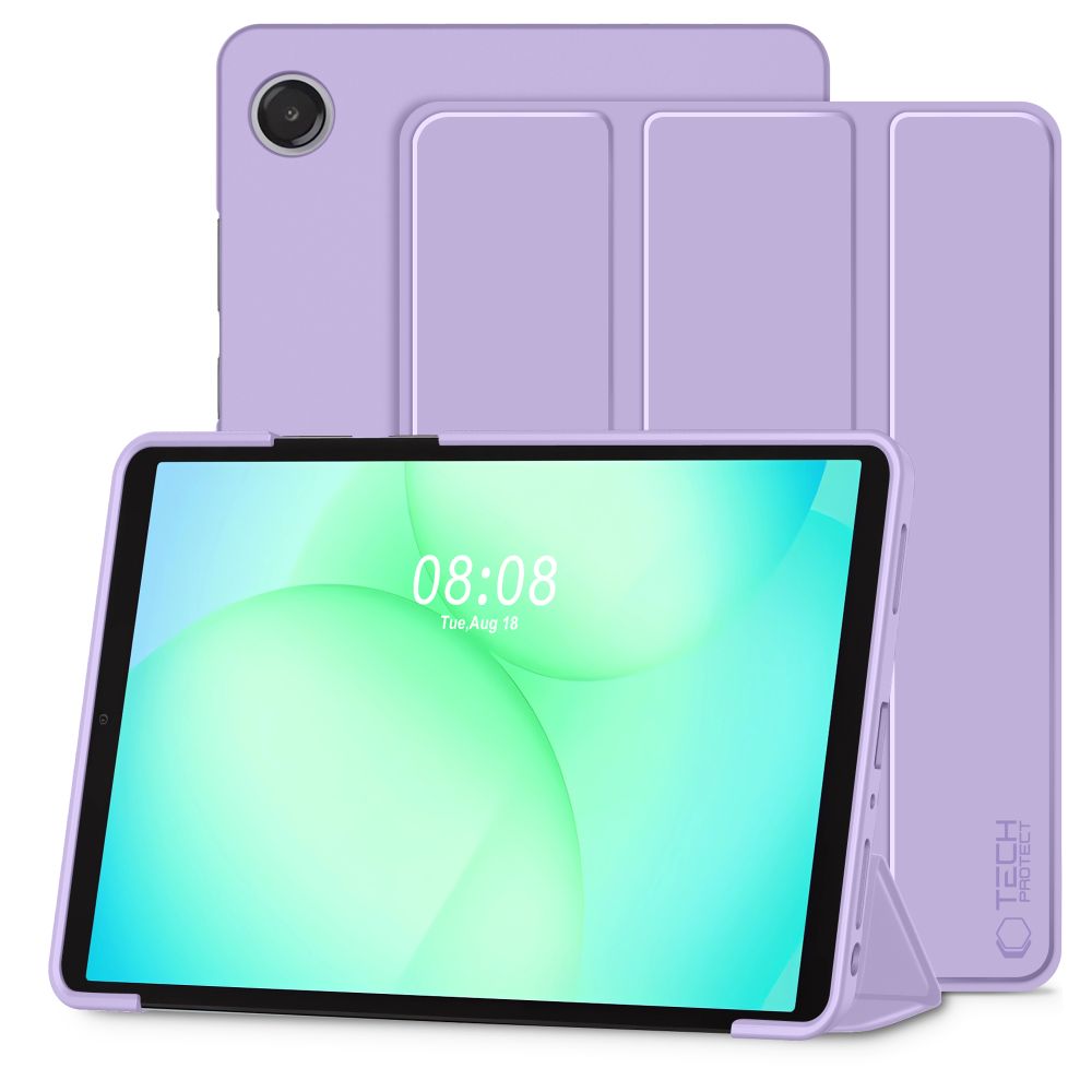 TechProtect SmartCase dėklas Galaxy Tab A9+/A11+ – violetinis -- Samsung Galaxy Tab A9+
