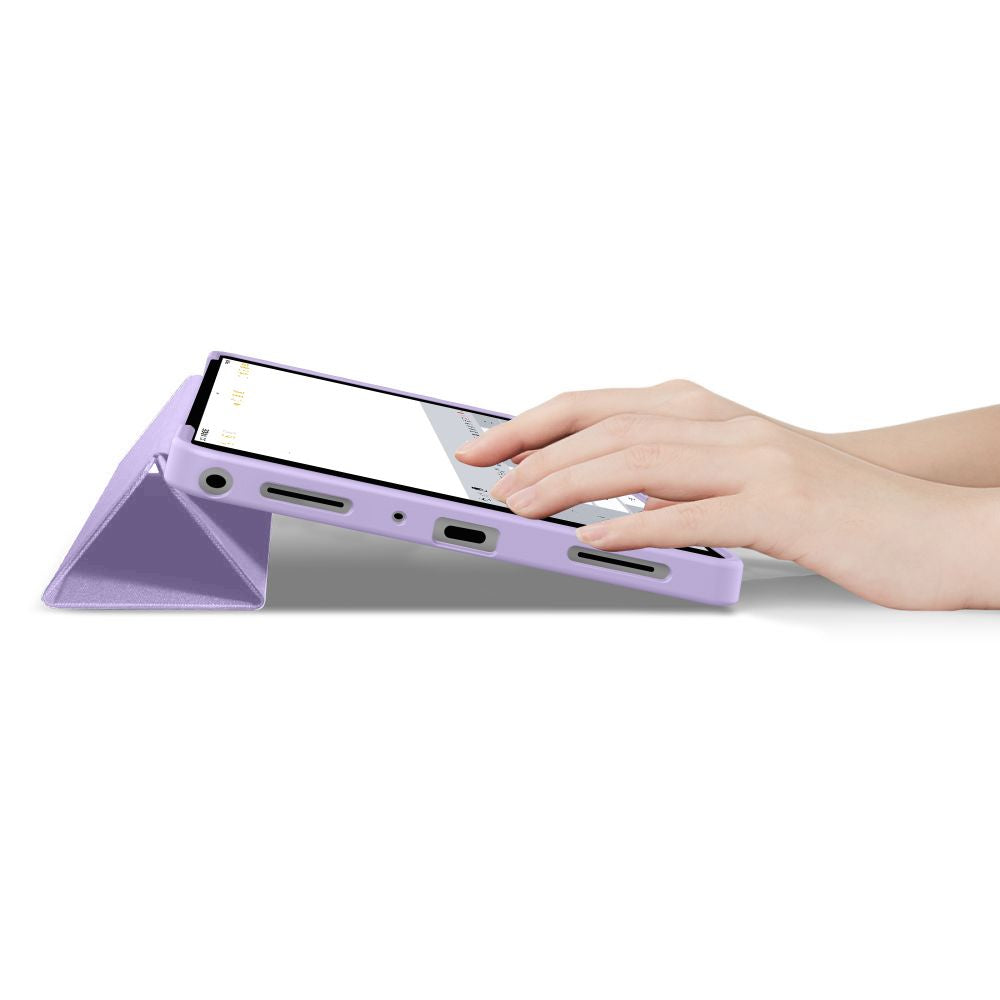 TechProtect SmartCase dėklas Galaxy Tab A9+/A11+ – violetinis -- Samsung Galaxy Tab A9+