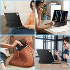 „Tech-Protect SmartCase Magnetic“, skirta iPad Pro 11“ 5/6 2024-2025 – juoda