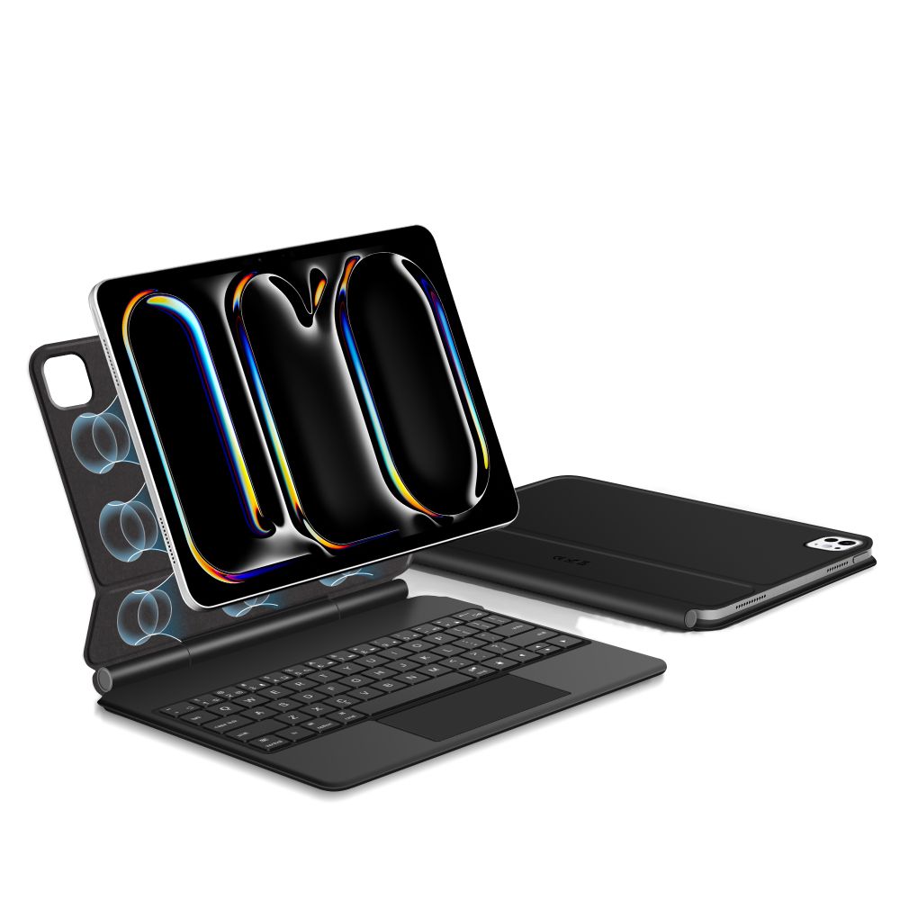 „Tech-Protect SmartCase Magnetic“, skirta iPad Pro 11“ 5/6 2024-2025 – juoda