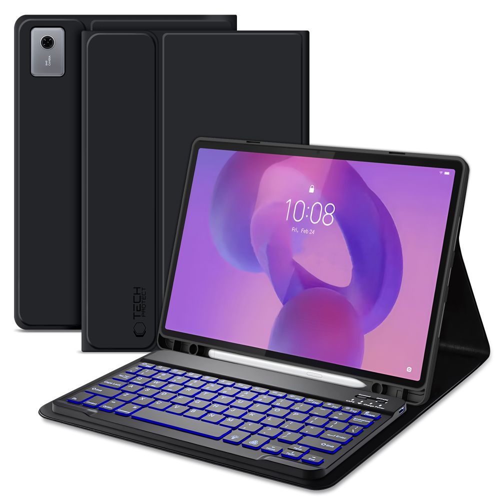 Tech-Protect SC rašiklio dėklas, skirtas Lenovo Idea Tab Plus 12.1 TB-361 - juodas