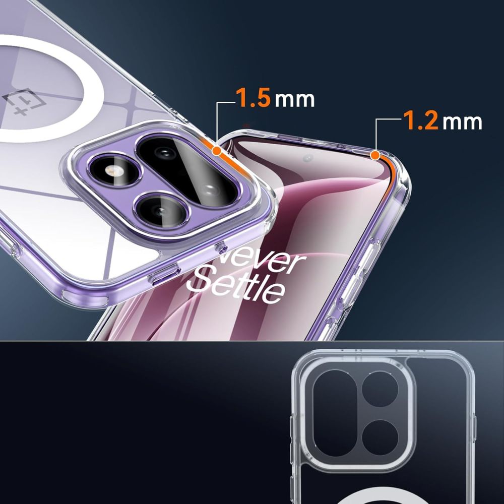 Tech-Protect Flexair MagSafe dėklas OnePlus 15 – skaidrus -- OnePlus 15