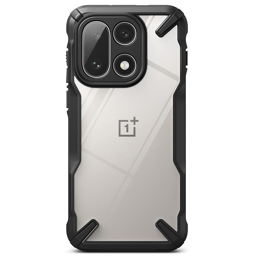 Ringke Fusion X dėklas OnePlus 15 – skaidrus juodas -- OnePlus 15