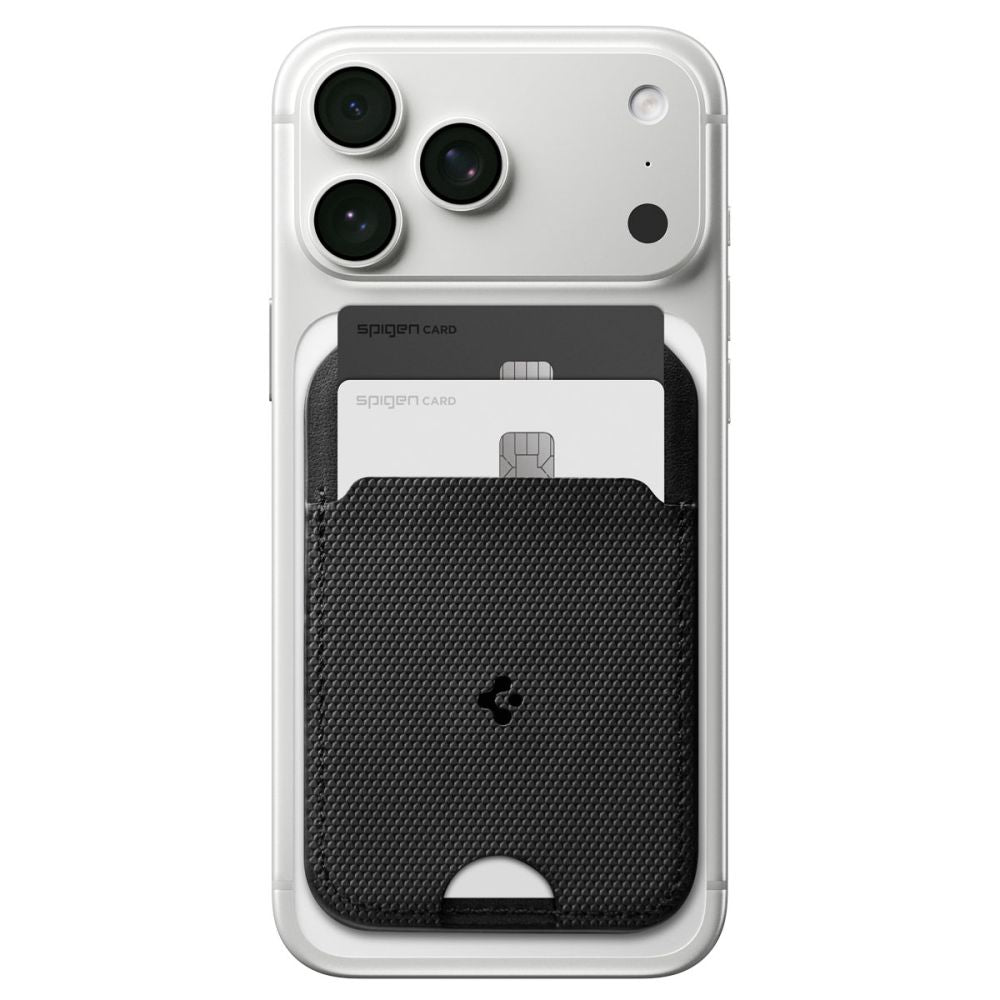 Spigen Slim Fold Tripod Wallet S314-2 MagSafe Magnetinis telefono dėklas - Juodas -- Uncategorized