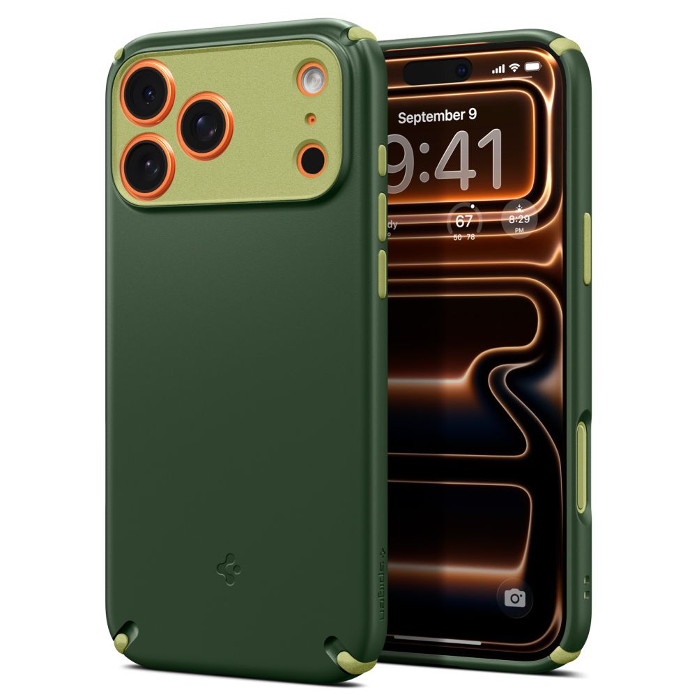 Spigen Nano Pop Hybrid MagSafe dėklas iPhone 17 Pro – žalias