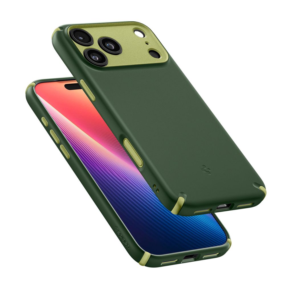 Spigen Nano Pop Hybrid MagSafe dėklas iPhone 17 Pro – žalias