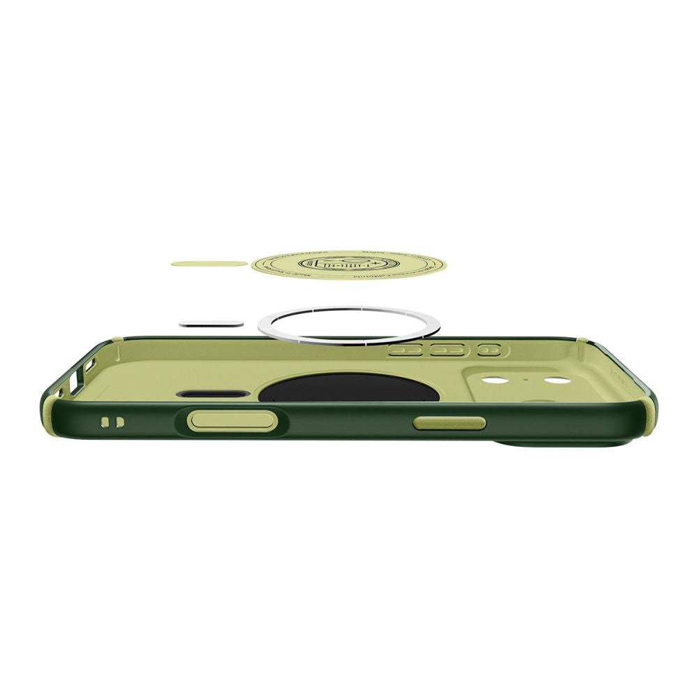 Spigen Nano Pop Hybrid MagSafe dėklas iPhone 17 Pro Max – žalias