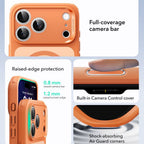 ESR Classic Hybrid MagSafe dėklas iPhone 17 Pro Max – skaidrus oranžinis