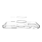 Spigen Ultra Hybrid MagSafe dėklas iPhone 17 Pro Max – skaidrus (tamsiai mėlynas rėmelis)