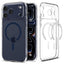 Spigen Ultra Hybrid MagSafe dėklas iPhone 17 Pro – skaidrus (tamsiai mėlynas)