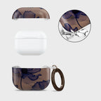 Tech-Protect Lamano dėklas AirPods 4 – rudas/violetinis -- AirPods 4
