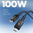 Spigen Laidas EB10010CC 100W 100 cm - juodas