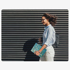 TechProtect SmartCase dėklas Galaxy Tab A9+ / A11+ 11.0 – mėlynai baltas -- Samsung Galaxy Tab A9+