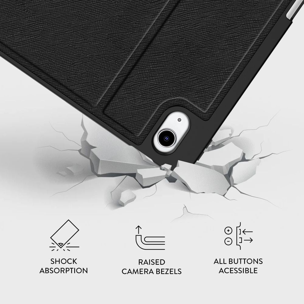 Tech-Protect Lamanona iPad 10.9" 10 / 2022 / 11" 11 / 2025 Dėklas – juodas