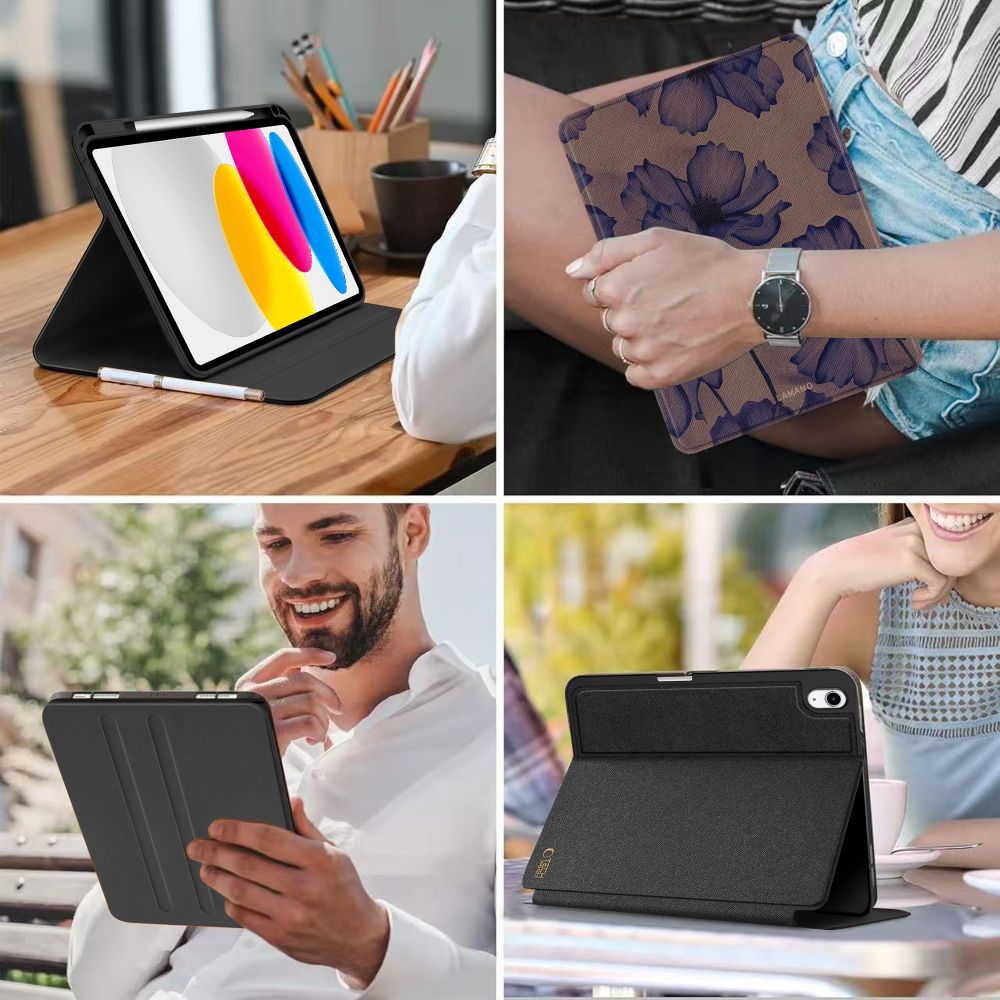 Tech-Protect Lamanona iPad 10.9" 10 / 2022 / 11" 11 / 2025 Dėklas – juodas