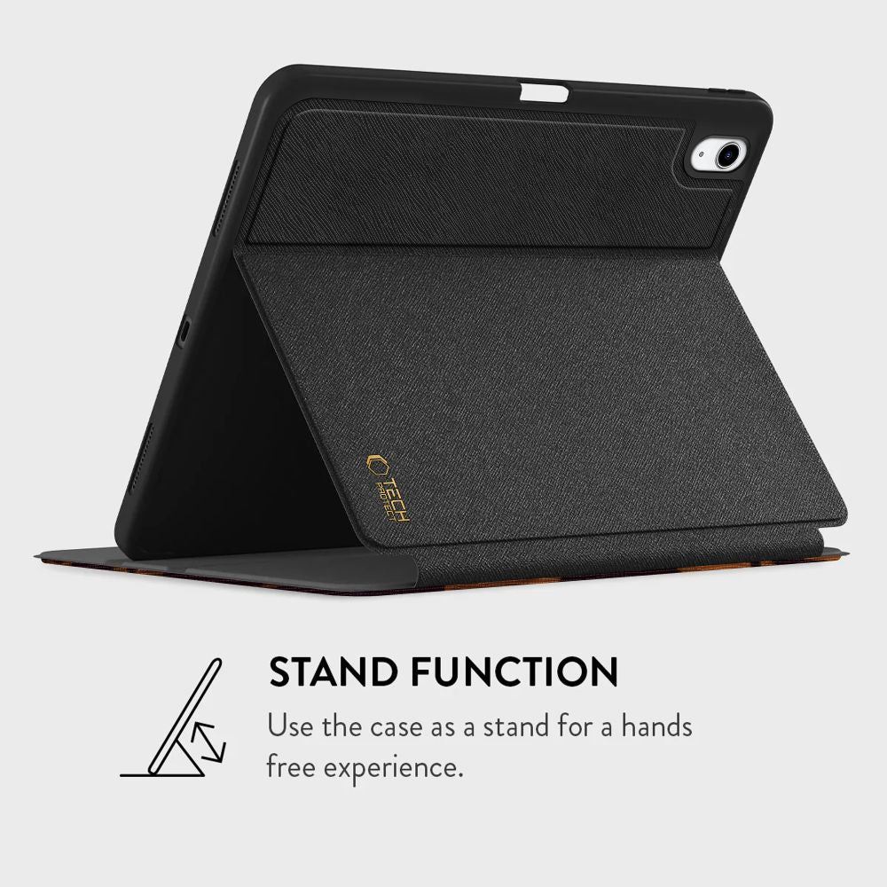 Tech-Protect Lamano dėklas, skirtas iPad 10.9" 10 / 2022 / 11" 11 / 2025 - ruda ir juoda