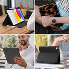 Tech-Protect Lamano dėklas, skirtas iPad 10.9" 10 / 2022 / 11" 11 / 2025 - ruda ir juoda