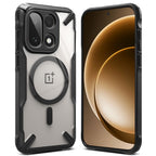 Ringke Fusion X MagSafe dėklas OnePlus 15 – skaidrus juodas -- OnePlus 15