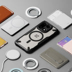 Ringke Fusion X MagSafe dėklas OnePlus 15 – skaidrus juodas -- OnePlus 15