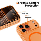 Tech-Protect Magslim MagSafe dėklas iPhone 17 Pro Max – oranžinis -- iPhone 17 Pro Max