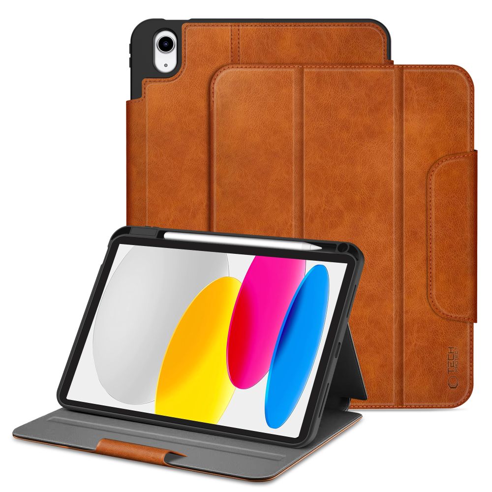 Tech-Protect vilnonis dėklas, skirtas iPad 10.9" 10 / 2022 / 11" 11 / 2025 - ruda