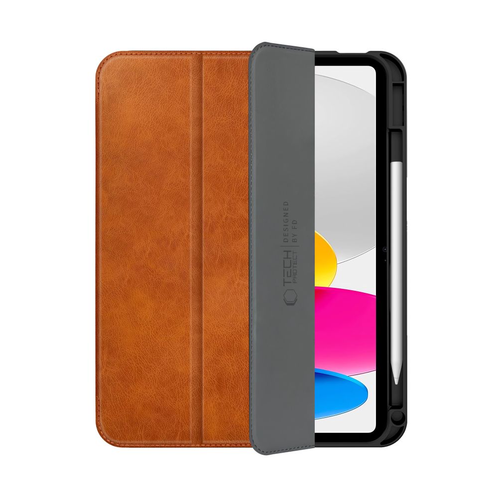 Tech-Protect vilnonis dėklas, skirtas iPad 10.9" 10 / 2022 / 11" 11 / 2025 - ruda