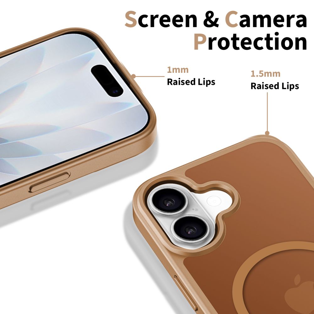 Tech-Protect BasicMag MagSafe dėklas iPhone 17 – rudas -- iPhone 17