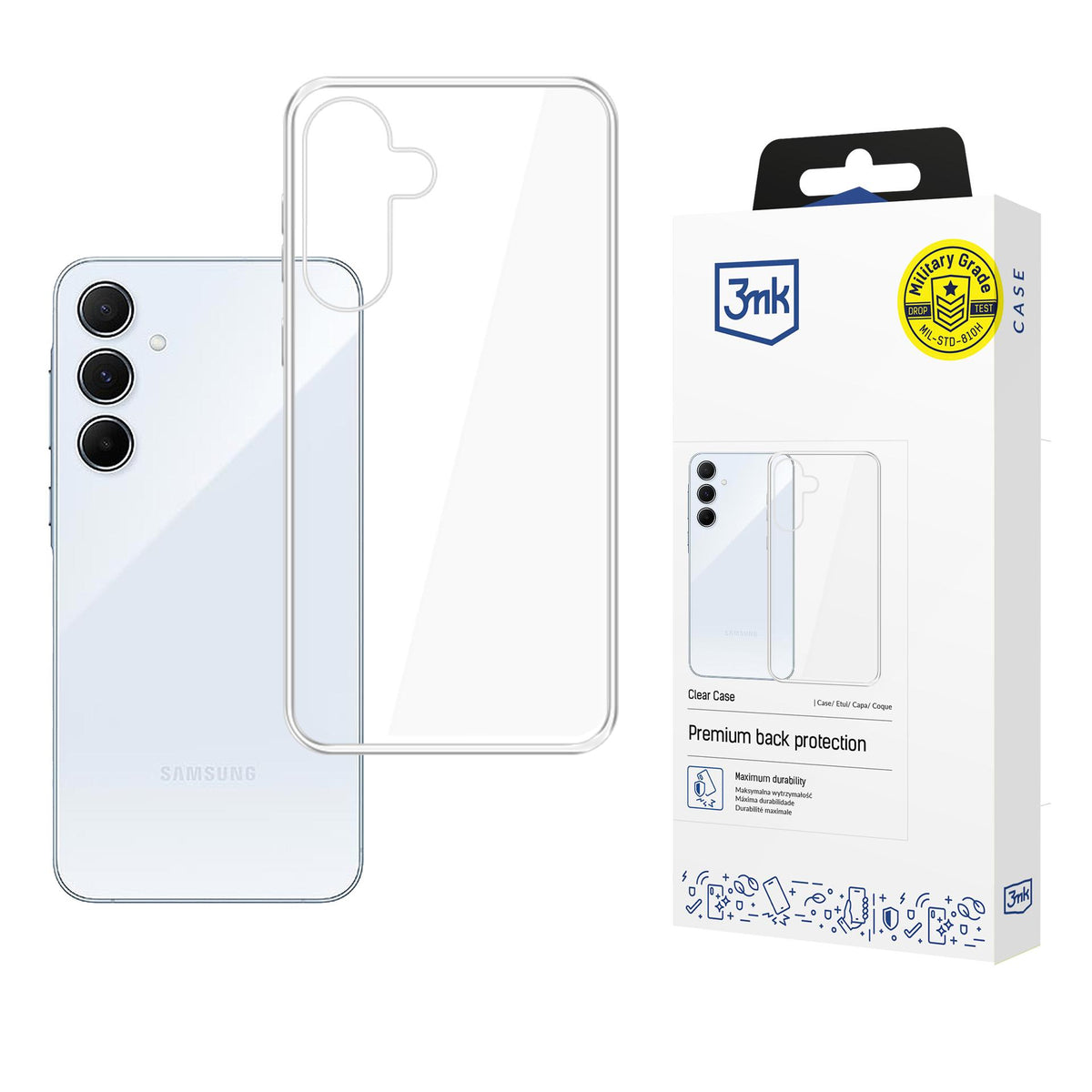 3mk Skaidrus Samsung Galaxy dėklas A57 - skaidrus -- Cell phone cases and covers