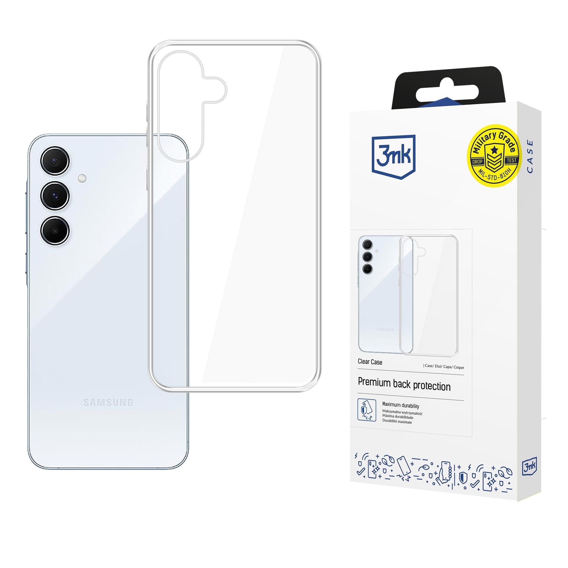 3mk Skaidrus Samsung Galaxy dėklas A57 - skaidrus -- Cell phone cases and covers