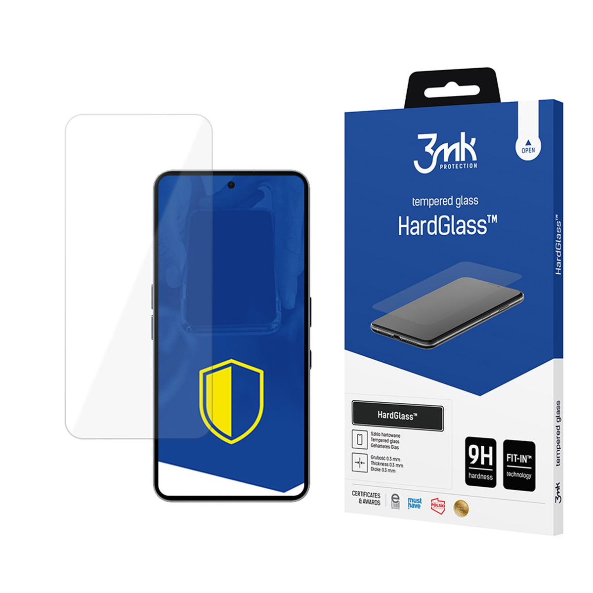 3mk HardGlass grūdintas stiklas, skirtas Nothing telefonui (3a) Pro -- Cell phone tempered glass