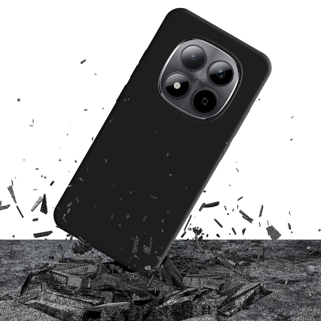 3mk Matt Case Pro, skirtas Redmi Note 15 Pro - matinė juoda -- Cell phone cases and covers