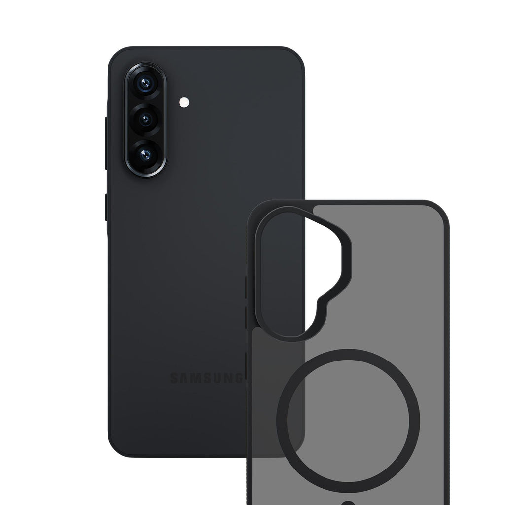 3mk Smoke MagCase, skirtas Samsung Galaxy A37 – pilkai permatomas