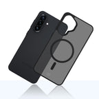 3mk Smoke MagCase, skirtas Samsung Galaxy A37 – pilkai permatomas